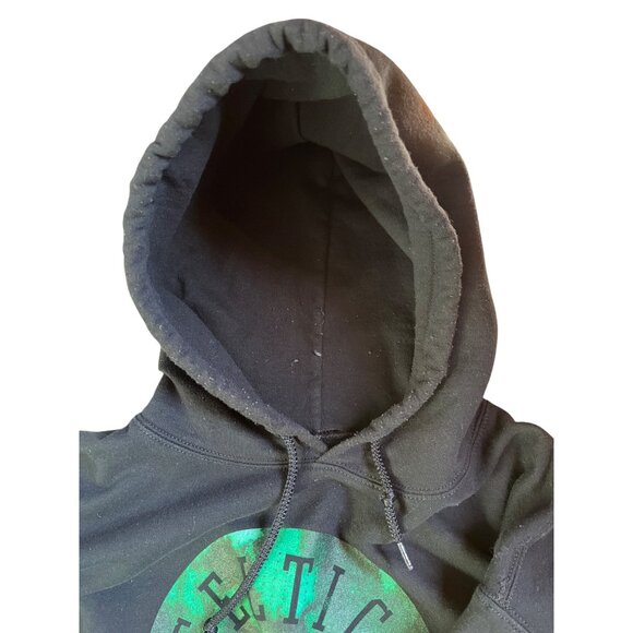 NBA Celtics Black Hoodie Sweatshirt Adult Size M 36g - Picture 5 of 6